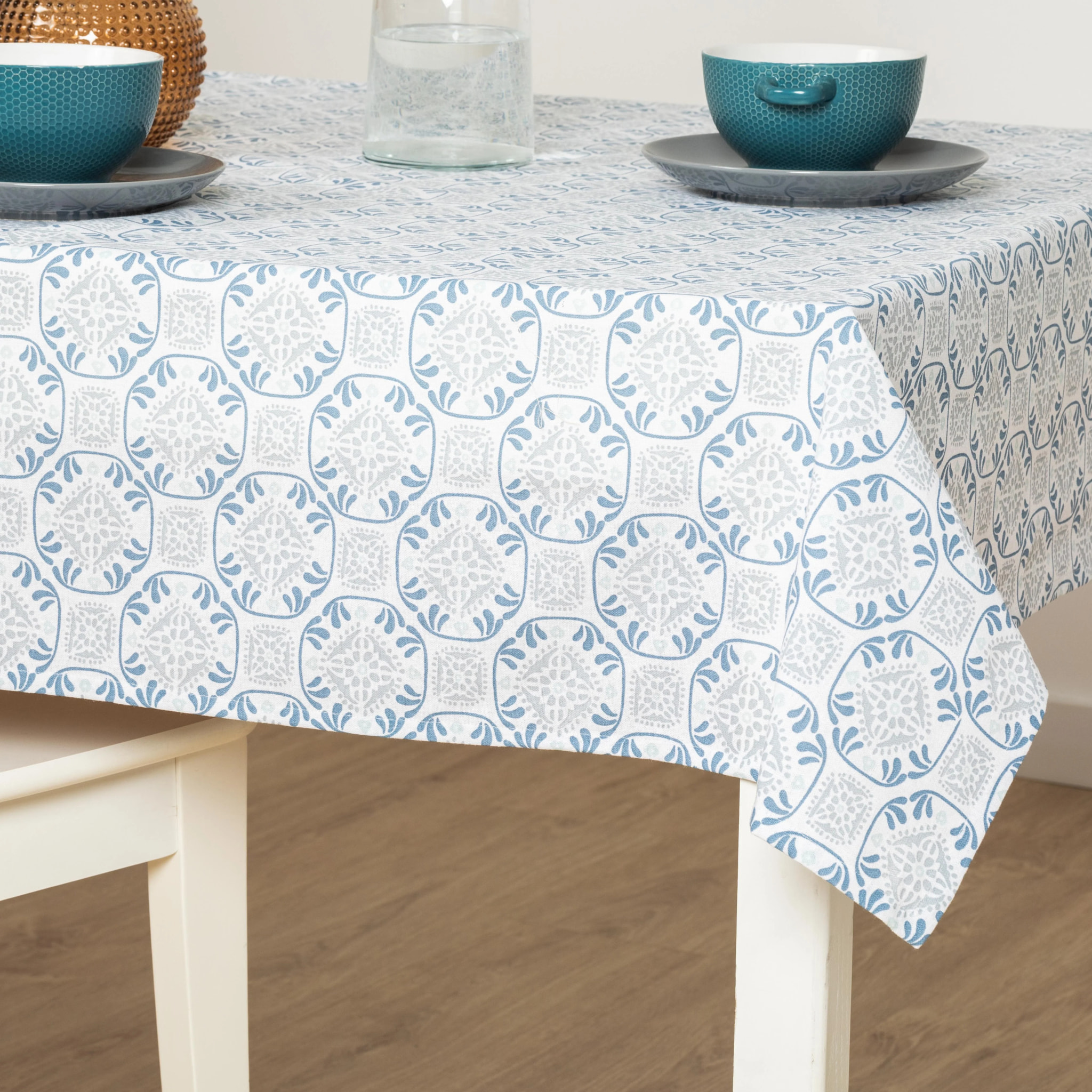 Mantel antimanchas Valme indigo