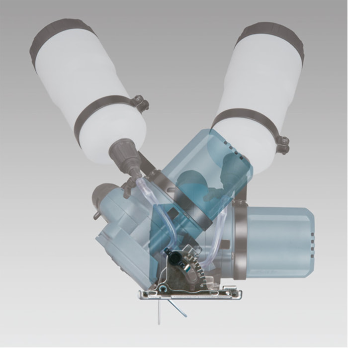 Sierra de diamante 12 V CXT Li-Ion 2 Ah Ø 85 mm MAKITA - 2 baterías, cargador - CC301DSAE