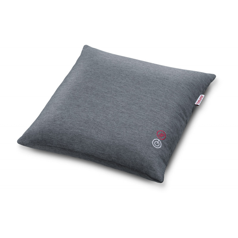 Coussin de massage shiatsu - 4 têtes - Chauffant - Housse lavable