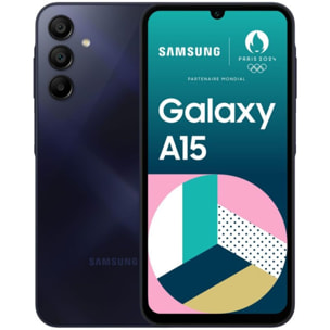 Smartphone SAMSUNG Galaxy A15 128Go Bleu nuit 4G