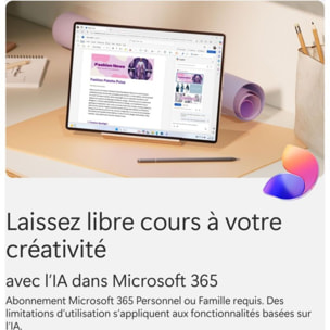 Logiciel de bureautique MICROSOFT 365 Personnel 12 mois 2025