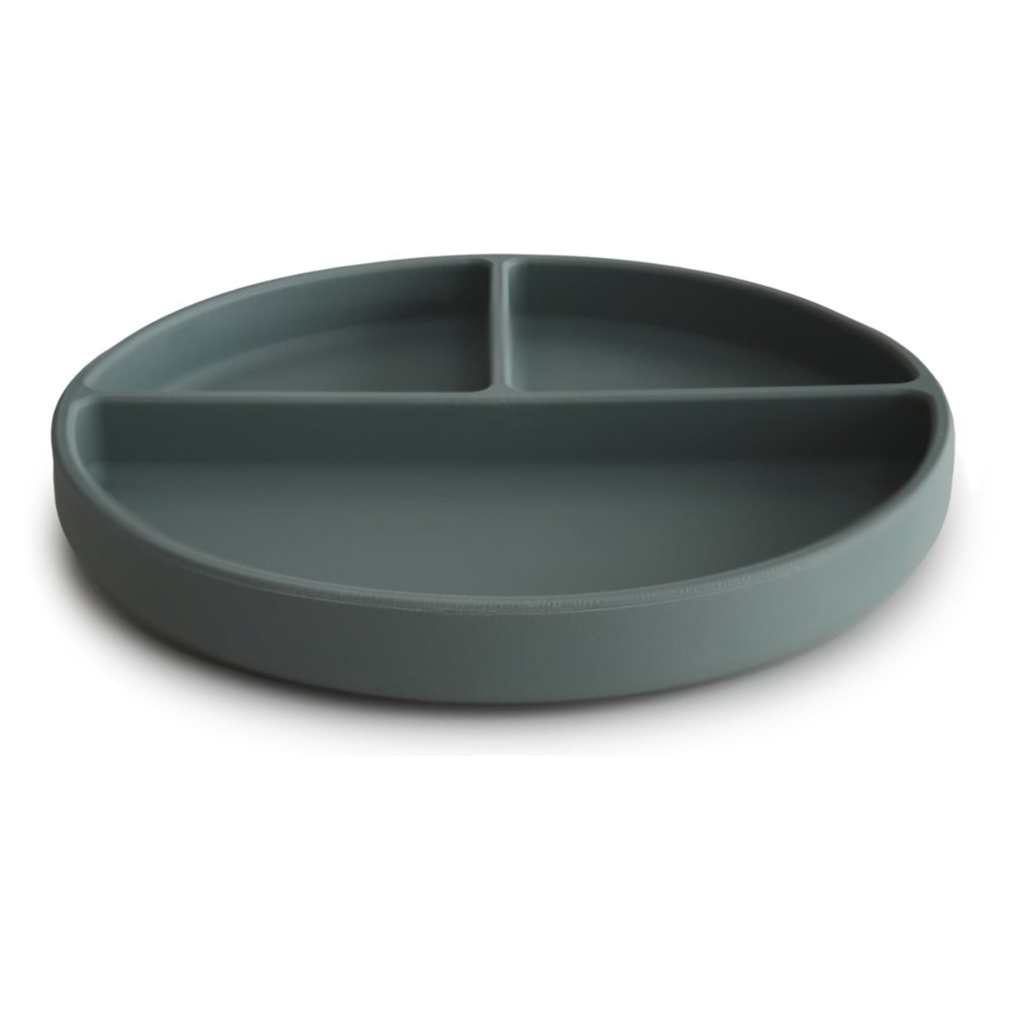 Mushie Plato Ventosa-Compartimentos Solid