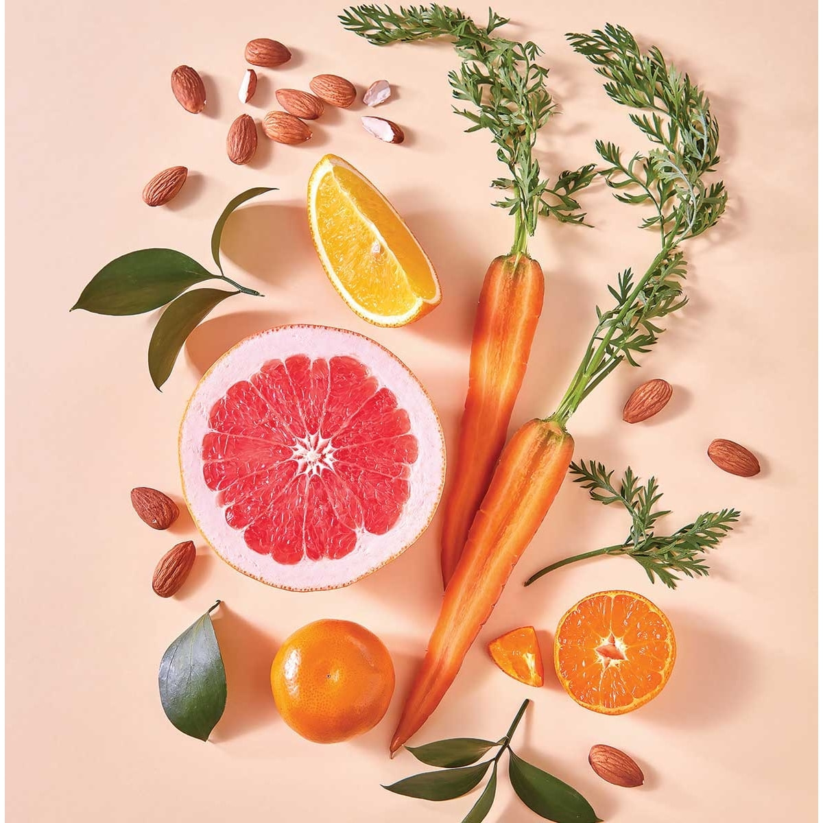 Affiche shot de vitamine c Affiche + cadre en bois - Chêne