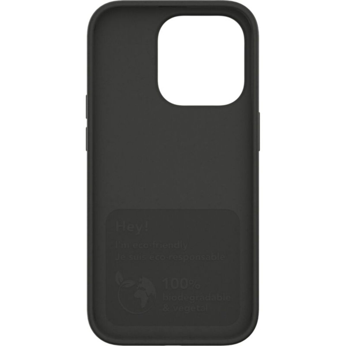 Coque JUST GREEN iPhone 14 Pro Bio noir