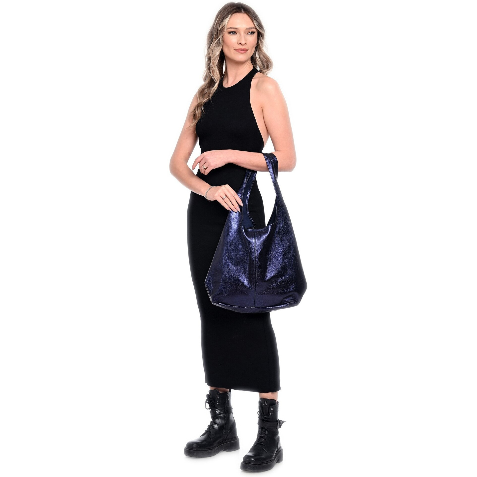 Borsa a mano Anna Luchini Blu