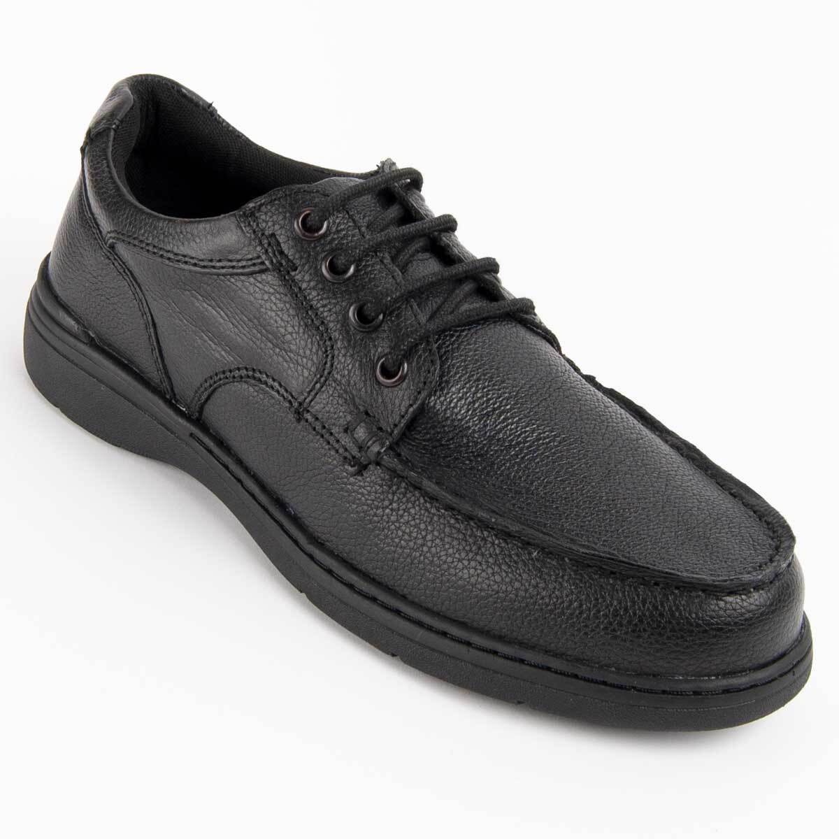 Zapato Oxford De Piel - Negro