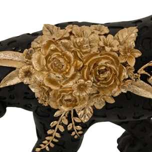 Panthère Belli l.40cm résine noir