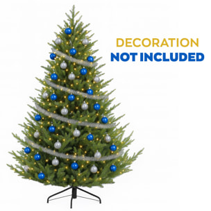 Rockfeller - Albero di Natale effetto realistico in PE e PVC ø112x150H, 816 Punte