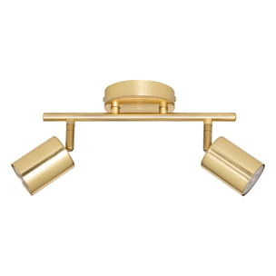 Applique murale/plafonnier Vico doré 25,5x10cm