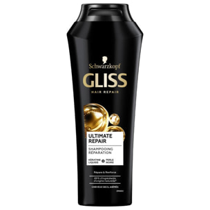Pack de 6 - Gliss - Shampooing Ultimate Repair - 250 Ml
