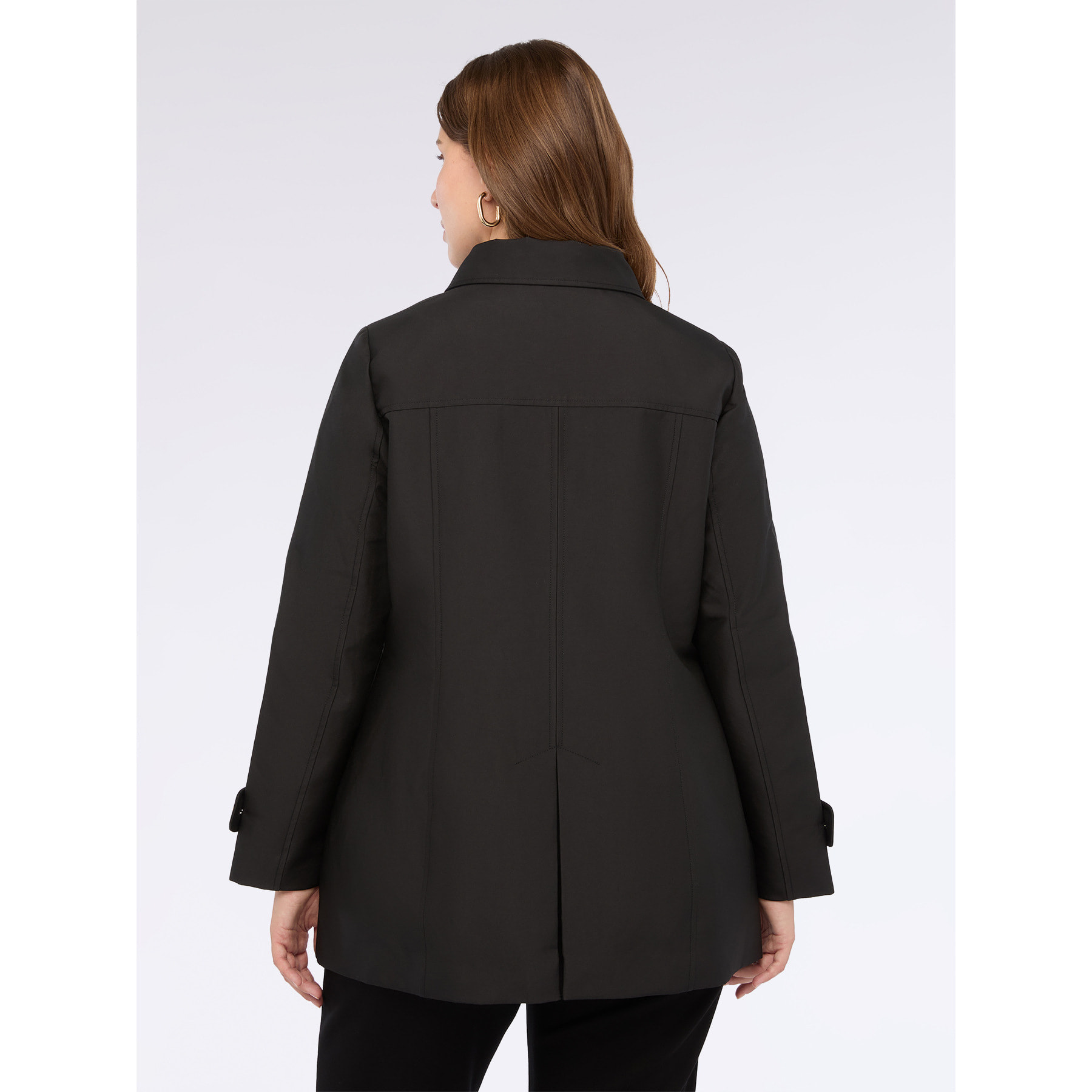 Fiorella Rubino - Trench con bottoni doppiopetto - Nero