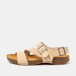 Sandalias 0999 NOBUCK CREAM / I BREATHE color Cream