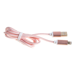DAM CAVO DATI MAGNETICO LIGHTNING 8 PIN 1001 Cm. Colore: oro rosa