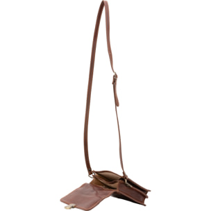 Borsa a tracolla da donna - Modello False - Vera pelle - 20.0 x 16.0 x 7.0 cm