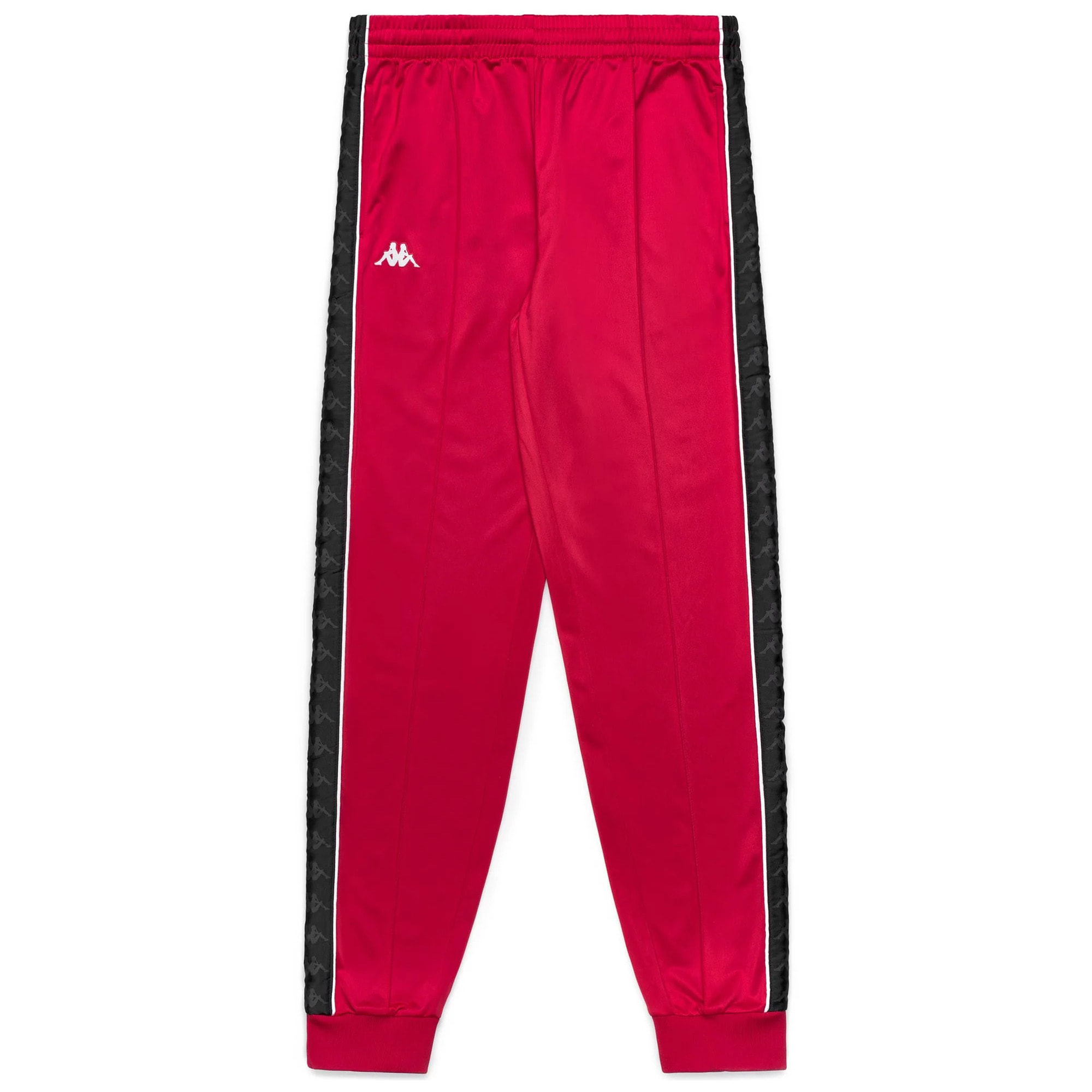 Kappa - Pantaloni Uomo Rosso - 222 Banda Rastoria Slim
