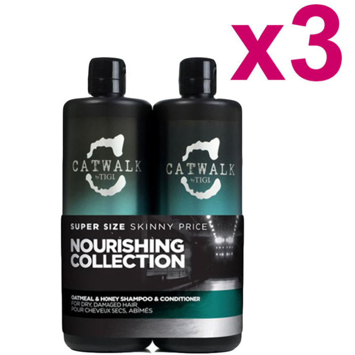 TIGI Kit Catwalk Oatmeal & Honey Tween Duo 3 PIEZAS