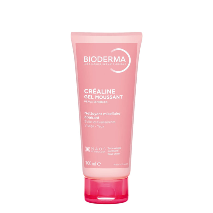 Créaline Gel Moussant - Nettoyant Micellaire à Rincer - Peaux Sensibles