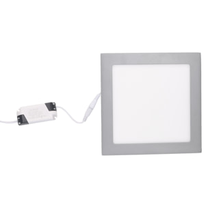 Forlight Downlight Ip23 Easy Square 225Mm Led 15,5W 3000K Gris 1371Lm