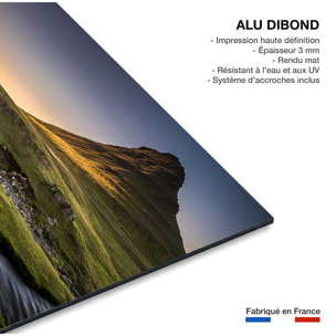 Tableau cascade o - kirkjufell islande Tableau alu Dibond