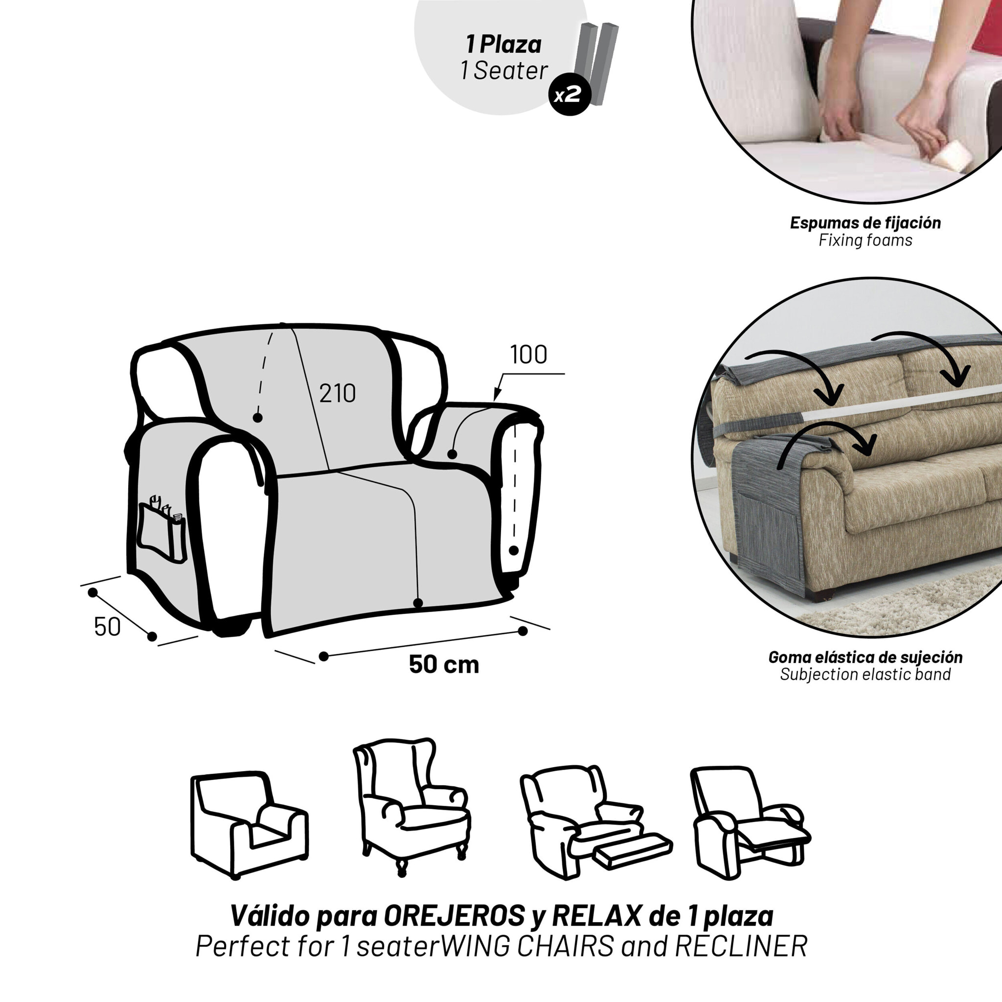 Cubre SOFÁ modelo COSIMA