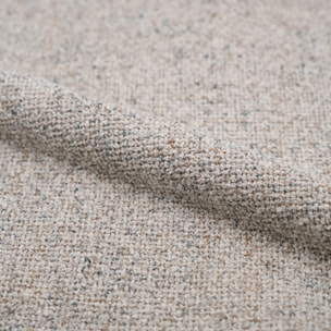 Lot de 2 chaises en tissu beige chiné - Adèle