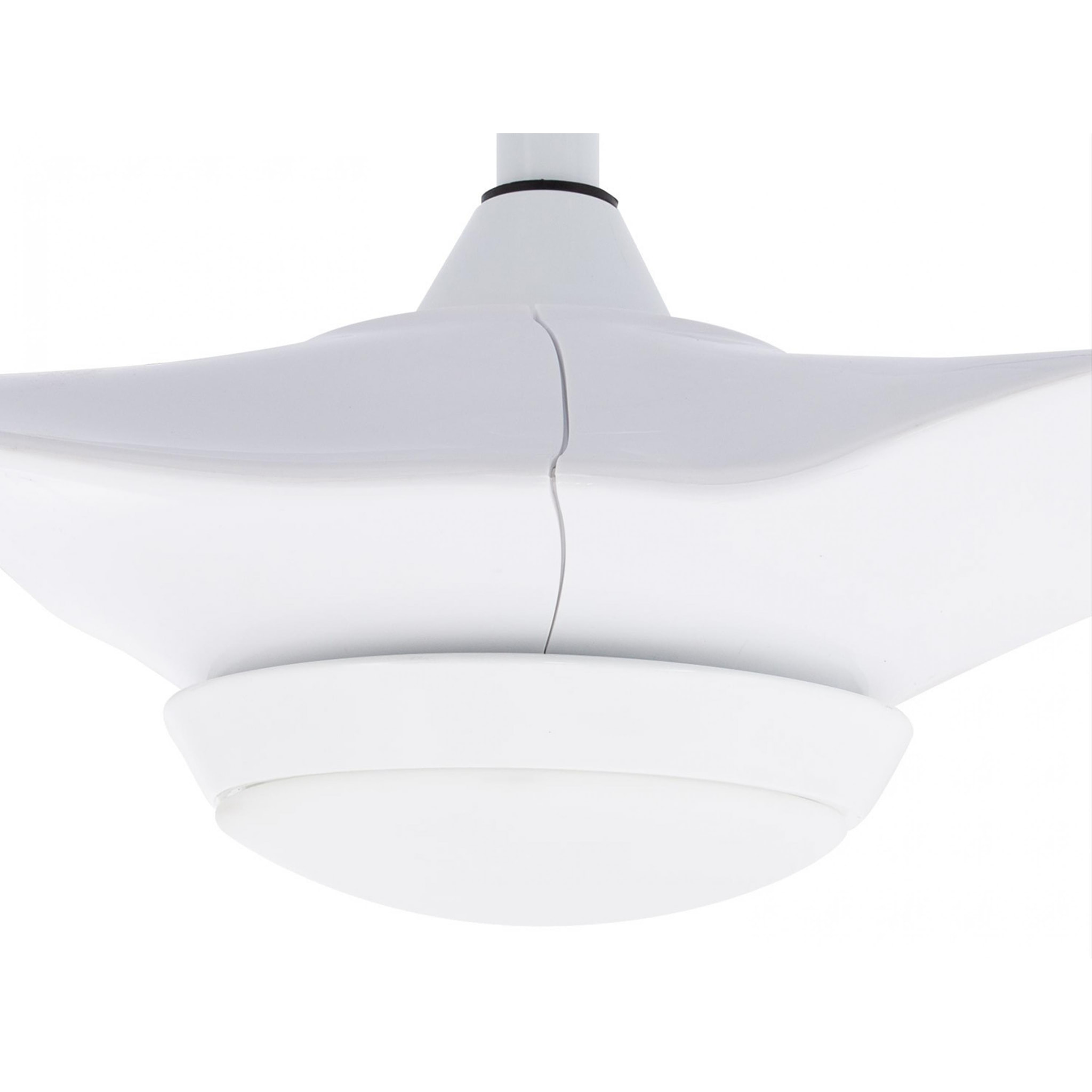 Ventilador de Techo ø132 cm con LED y Wifi Reversible Hypersilence HELIX WHITE KLASSFAN