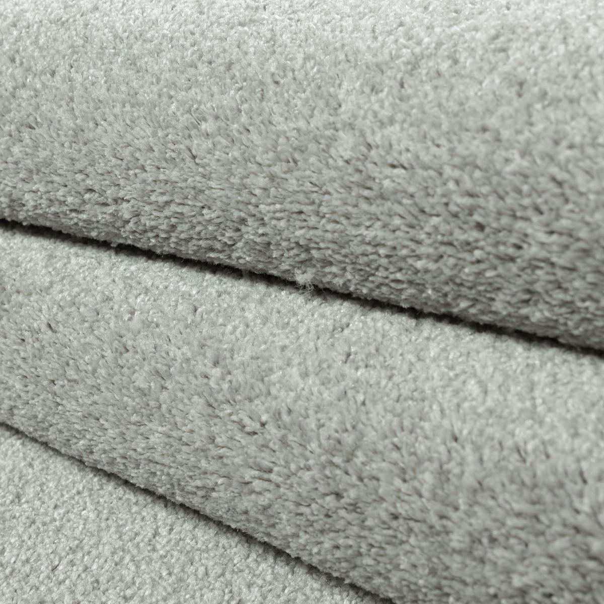 Tapis rond tissé motif uni JUFO