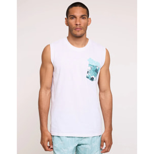 Camiseta Tirantes Blanco - Satiro