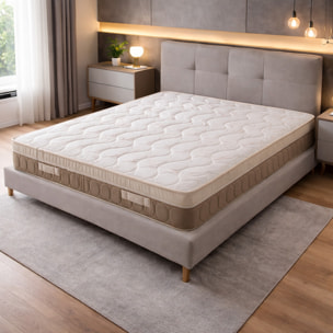 Materasso Giove Matrimoniale Memory H30 Sfoderabile 180x200 (Tessuto UltraSoft - Antiacaro - Anallergico - Antibatterico - Ergonomico)