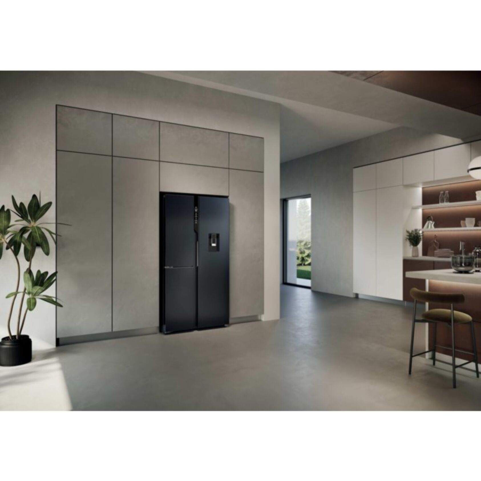 Réfrigérateur Américain HAIER HSPR79F18EWMB