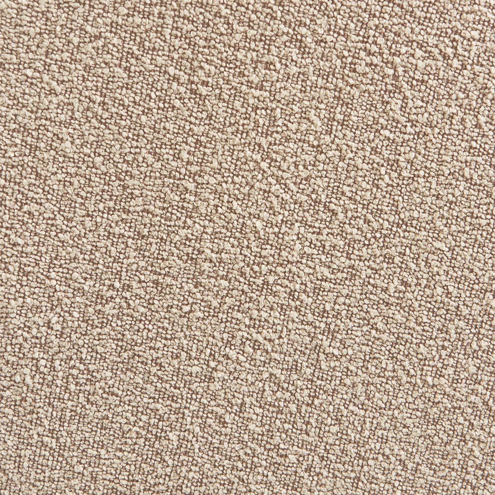 Pouf, repose-pieds pour chauffeuse Nova bouclette texturée  NOVA