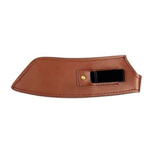 Pochette STEAK CHAMP cuir pour couteau de chef BBQ pro