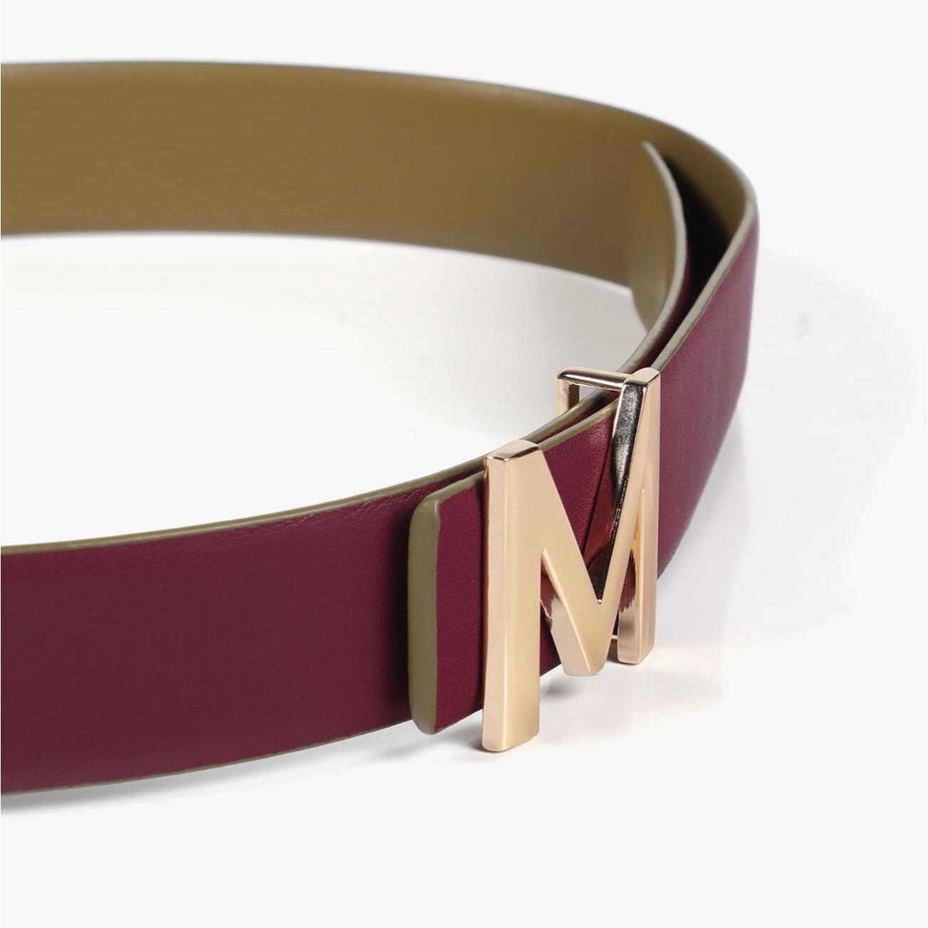 Cintura reversibile con fibbia M