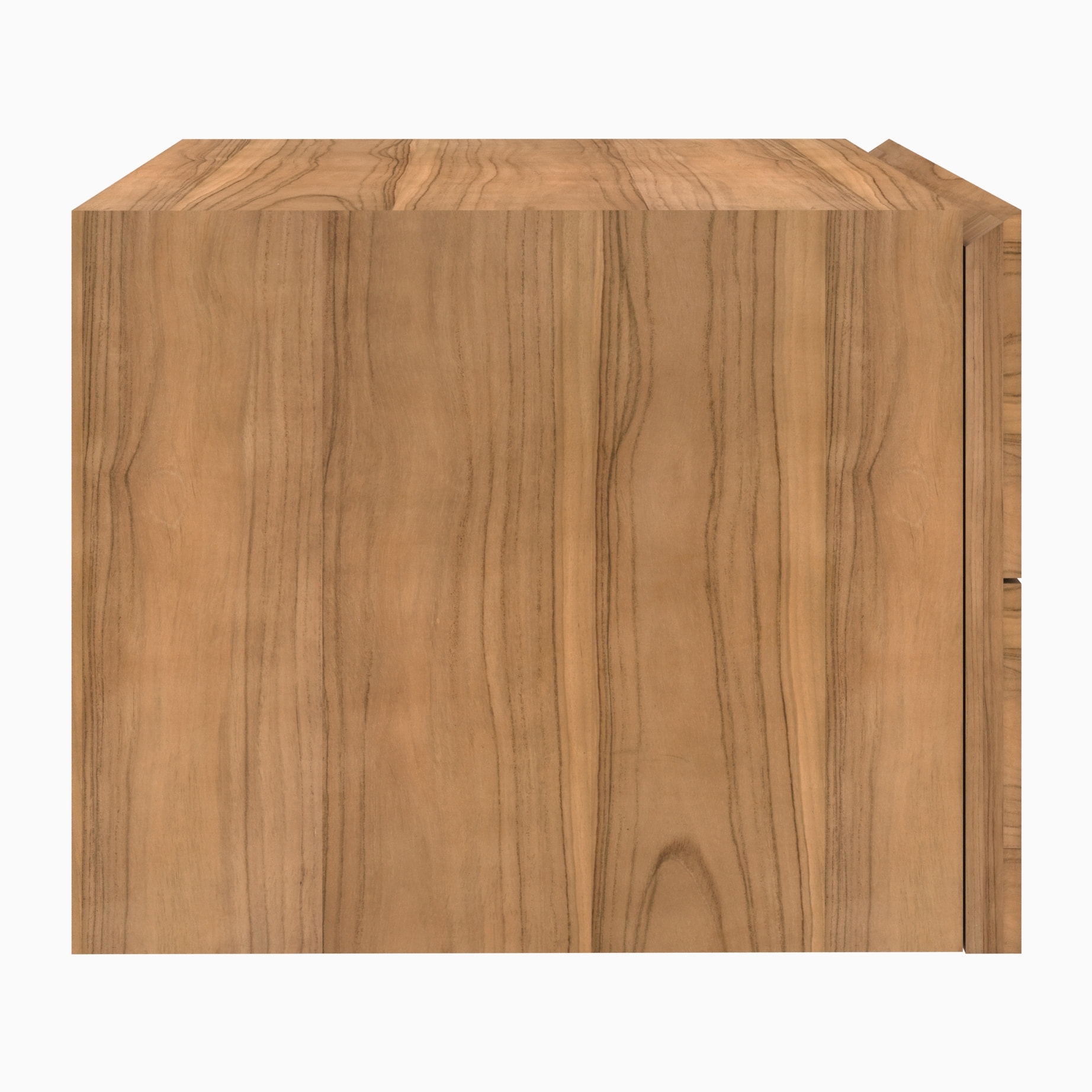 Meuble de salle de bain suspendu en bois de teck 60 cm - Hera