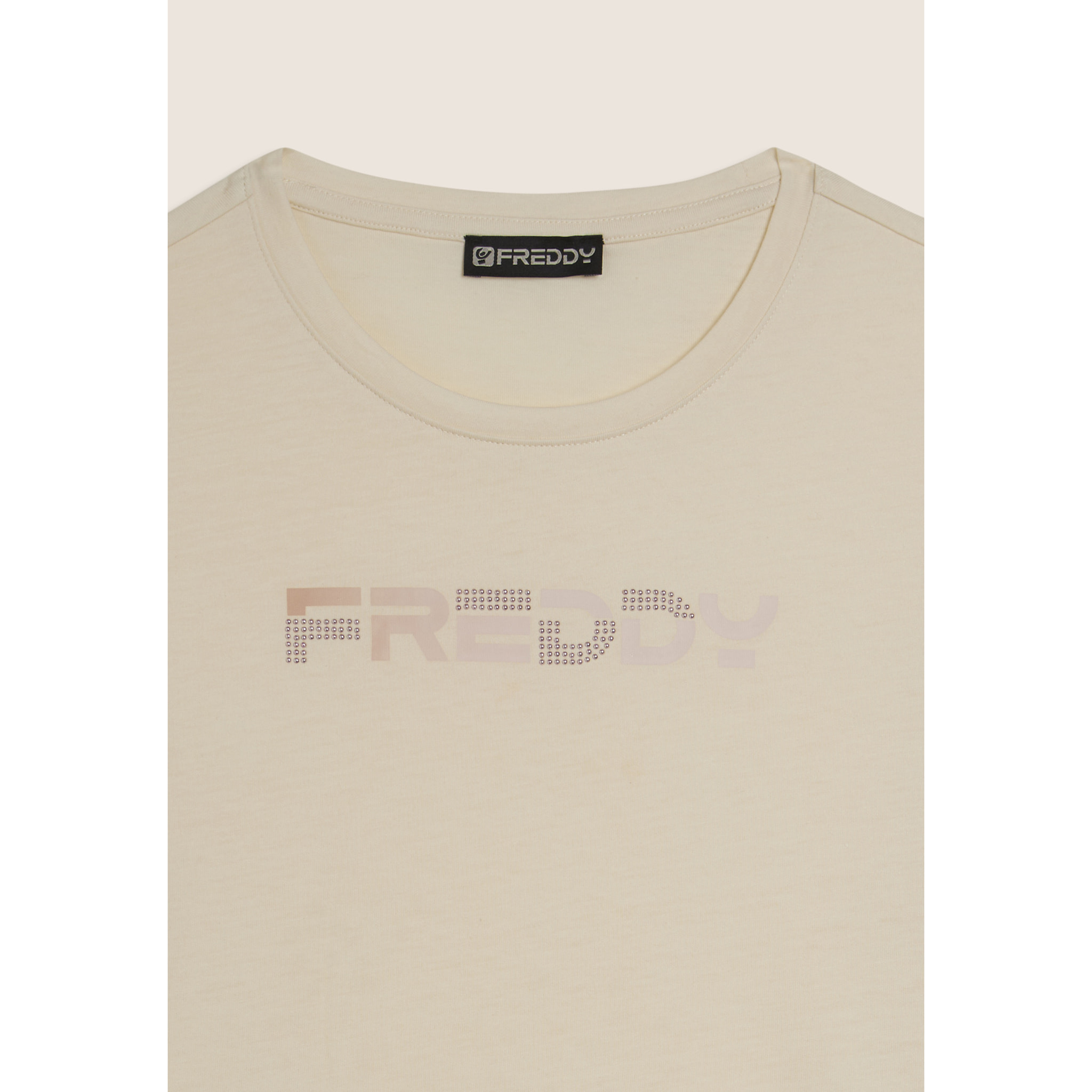 T-shirt Manica Corta con Logo FREDDY Olografico