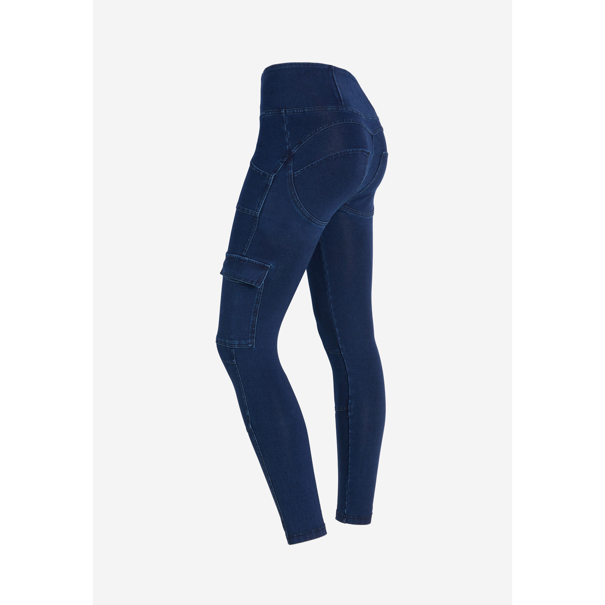 Jeggings WR.UP® stile cargo con vita alta e lunghezza 7/8