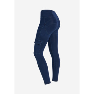 Jeggings WR.UP® stile cargo con vita alta e lunghezza 7/8