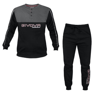 Pigiama Lungo Uomo GIVOVA Caldo Cotone Interlock