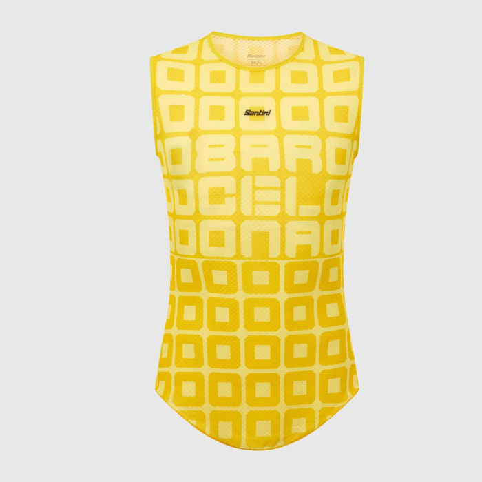 Tdf Grand Départ Barcelone Base Layer Tank - Giallo
