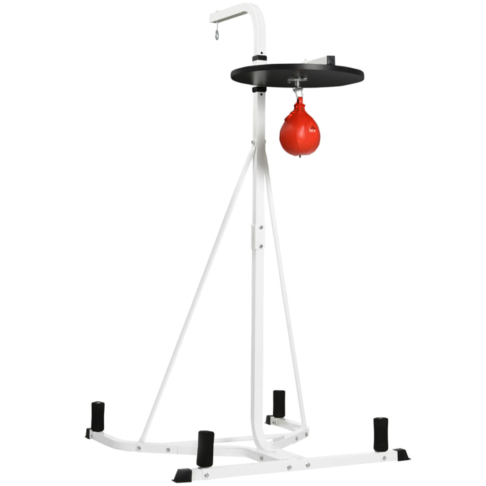 Support autoportant pour sac de frappe - support sac de boxe lestable - poire de vitesse intégrée