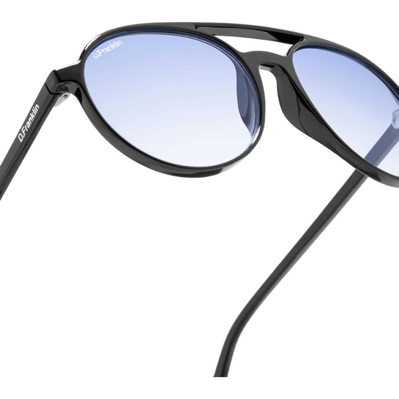 Gafas de Sol America Round Black / Grad Blue D.Franklin