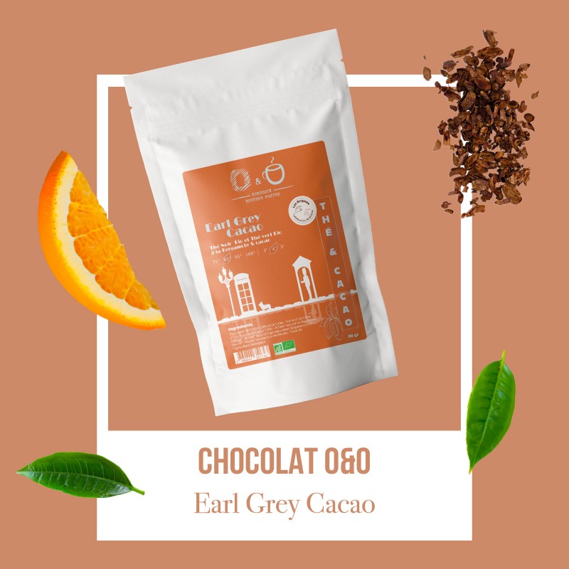 O&O Collection Chocolat - Earl Grey Cacao - Sachet vrac 80g