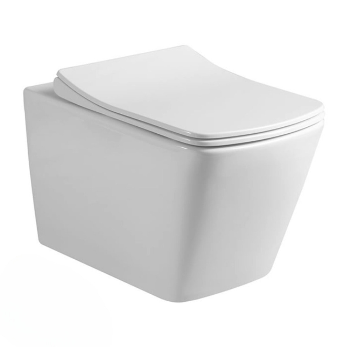 Pack WC Bati-support Geberit extra-plat UP720 + WC Swiss Aqua Technologies suspendu Infinitio + Abattant softclose + Plaque Blan