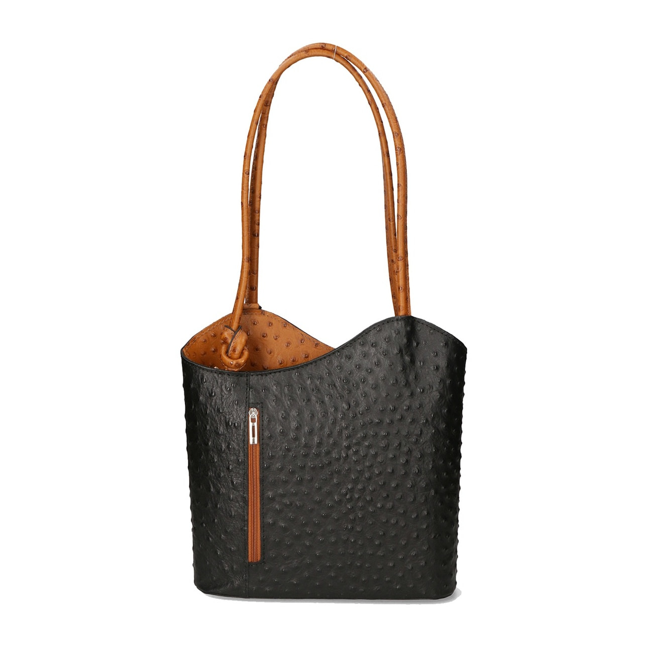 Zaino da donna in vera pelle - Modello Charlotte - 28.0 x 25.0 x 9.0 cm