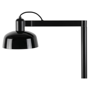 TATAWIN Lámpara pie cristal de salón negro
