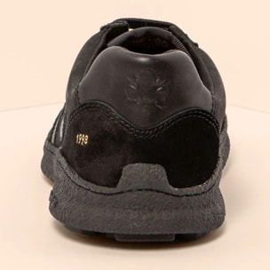 Zapatos N5435 MULTI LEATHER BLACK/OROEL color Black