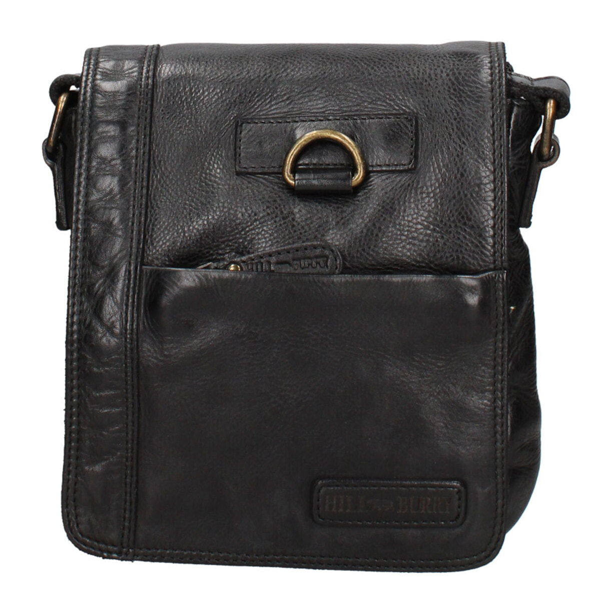 Borsa a tracolla  da uomo In Vera pelle Made in Italy 20x25x6 cm