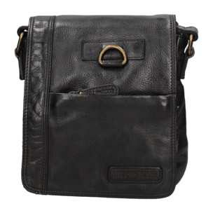 Borsa a tracolla  da uomo In Vera pelle Made in Italy 20x25x6 cm