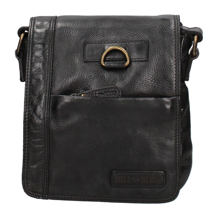 Borsa a tracolla  da uomo In Vera pelle Made in Italy 20x25x6 cm