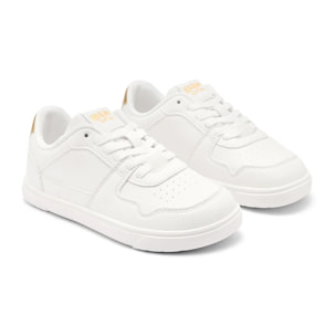 Sneakers GoFlex per bambini, punta larga, flessibili, bianche